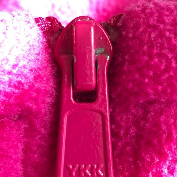 Columbia Girls Fleece Jacket, XXS, (4-5), Hot Pink, pre-owned, pet/smoke free - Picture 4 of 11